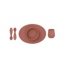 Первый набор посуды  EZPZ  (4 предмета) терракотовый